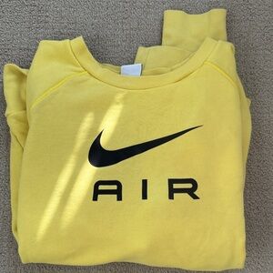Nike Men’s Yellow Air Sweatshirt